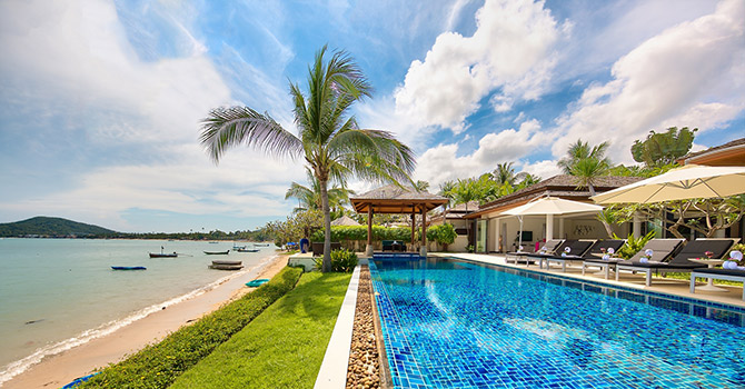 Beachfront Pool Villas in Thailand